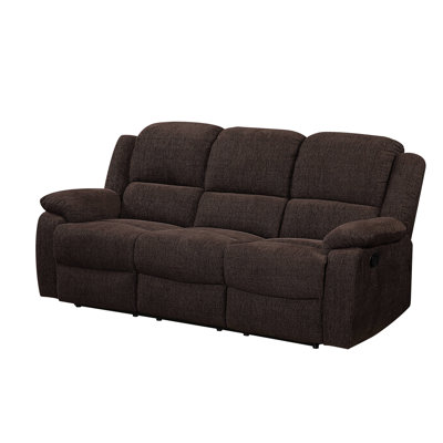 Madden Brown Chenille Motion Sofa