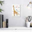 Adorable girafe scandinave sur toile-1064630668