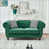 Velours vert sélectionné