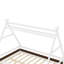 Lits créatifs en bois massif avec escalier, plateforme moderne blanc clair