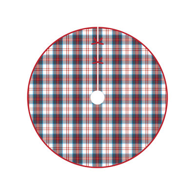 Morris Plaid Tree Skirt