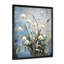 Minimalisme bleu et blanc «Snowdrops Harmony II», impressions d'art sur neige-97192654-97192646