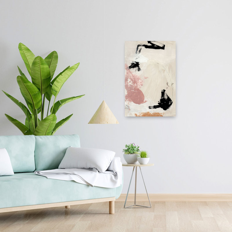 Art contemporain contemporain abstrait, H 24 po x l 16 po