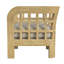 Sage Teak Patio Chair with Cushions