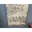 Tapis beige rétro, tapis floral