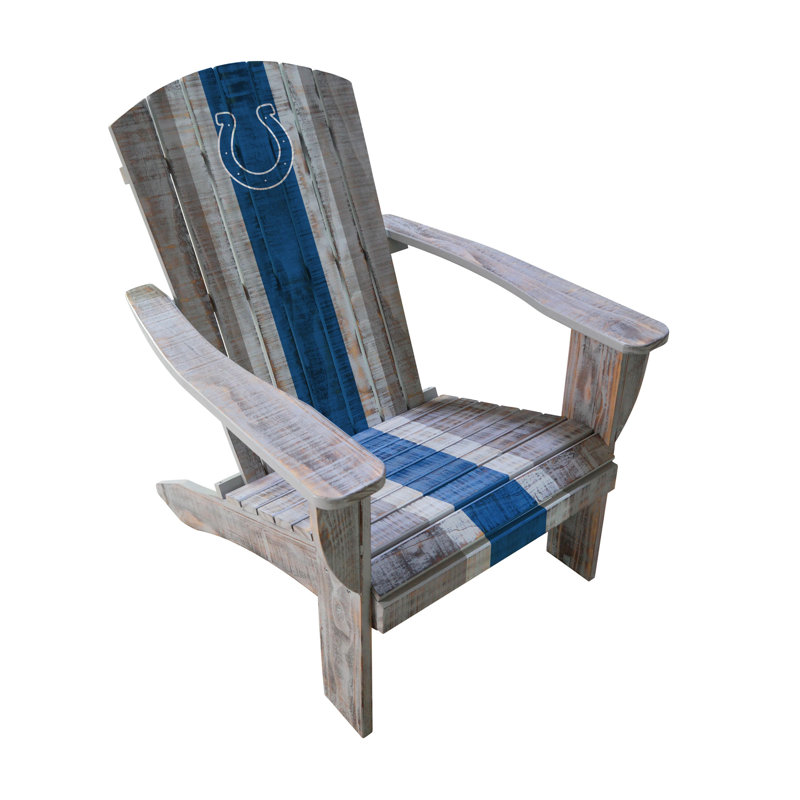 Wood Outdoor Adirondack Chair, Indianapolis Colts