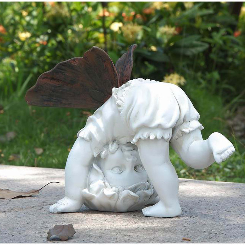 Statue fée de bébé culbuteur