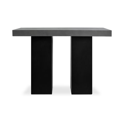 Tori 63'' Stone Outdoor Bar Table