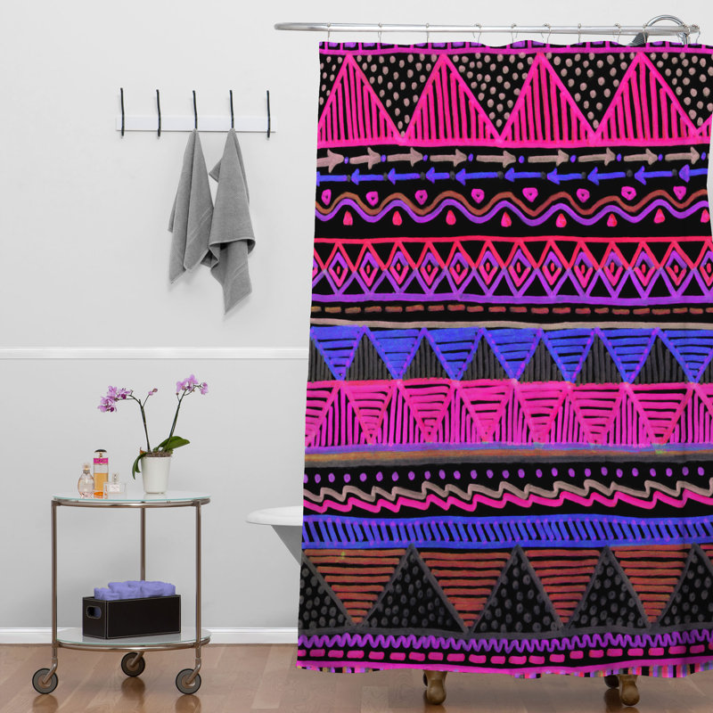 Adrio Chevron Shower Curtain