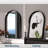Briannon Arch Metal Wall Mounted Accent Mirror-958164668-958164664