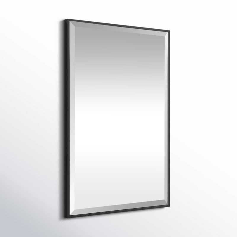 Logsdon Flat Mirror, 24" x 36" , Black