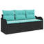 Ensemble de canapé de jardin avec coussin 3 pièces vidaXL-1598025069