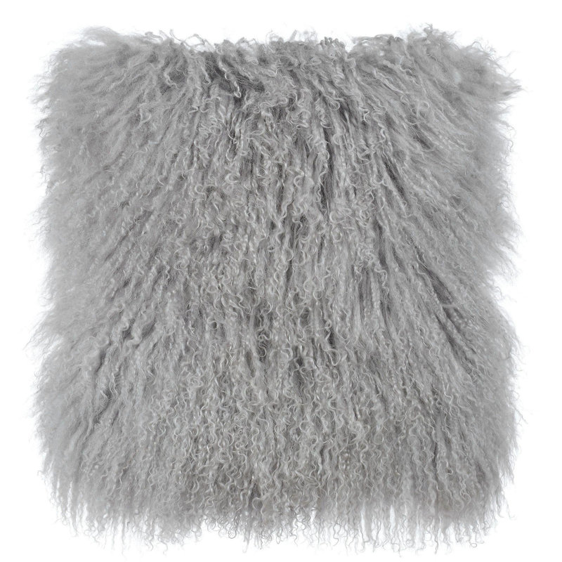 Housse et insert de coussin carré Duran, Gris
