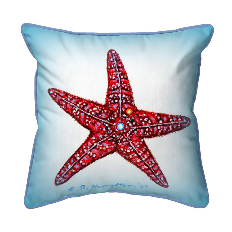 Housse et insert de coussin carré Dick's Starfish, 18" x 18"