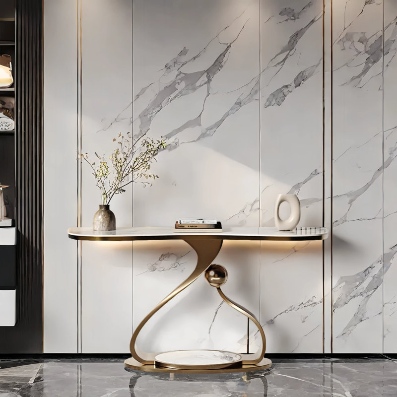 Luxury Style  Entryway Conso le, 33.5" H x 59.1" W x 15.7" D