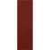 True Fit PVC Two Equal Panel Farmhouse Fixed Mount Shutters w/ Z-Bar
