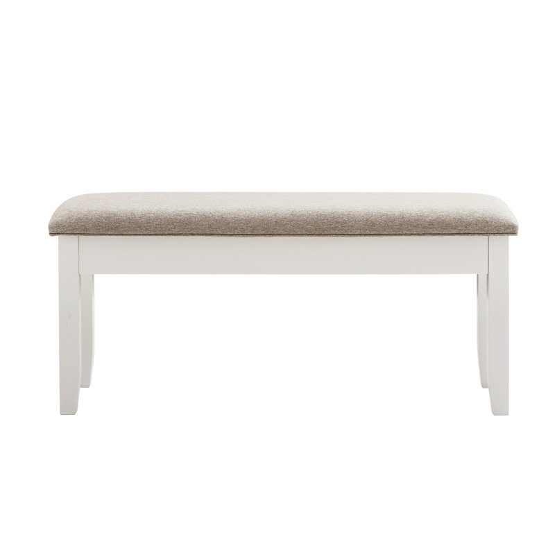 Eltingville Polyester Upholstered Storage Bench, Brown