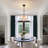 Paula 3-Light Dimmable Glass Feather Shaped Tiered Chandelier