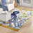 Thomas Paul Octopus Handmade Cotton Tasseled Blue/Orange Rug-2010759822
