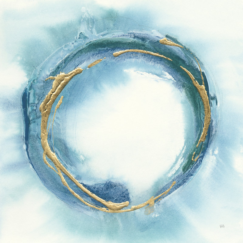 Bouddha Enso, H 20 po x l 20 po, Non, Toile tendue