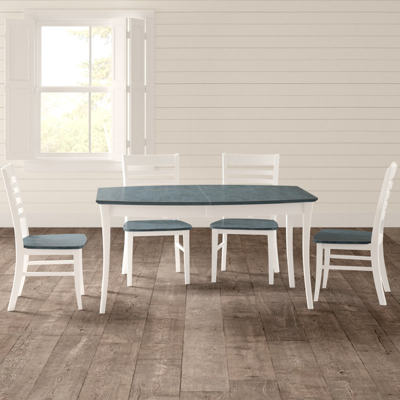 Cargin Havener 7 Piece Extendable Solid Wood Dining Set, 5 Pieces