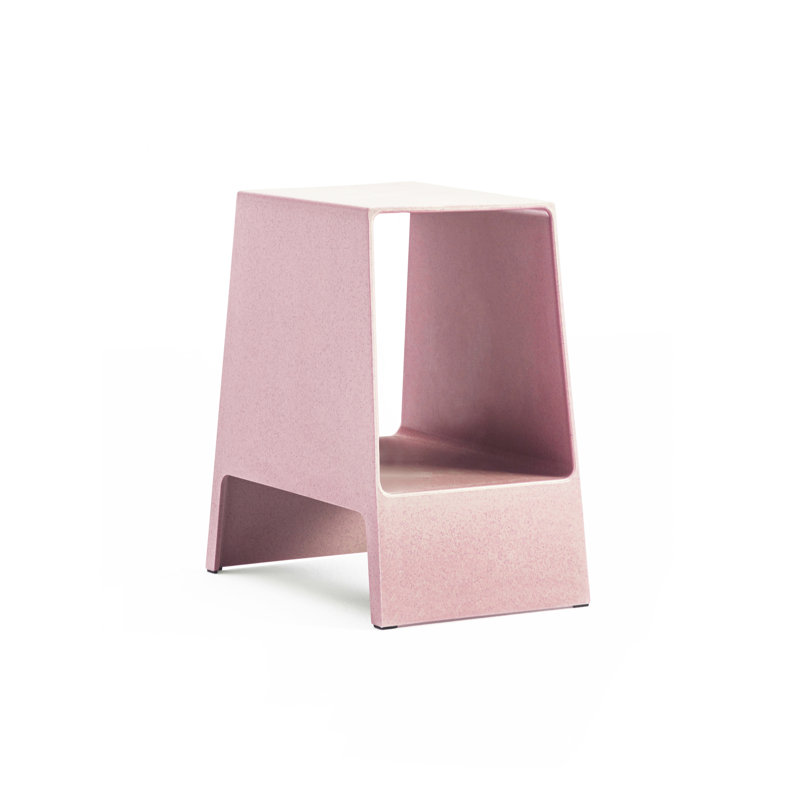 Table de bout avec rangement TOMO, Rose