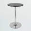 Table haute Trulli avec plateau rond et base en métal, H 40,66 po x l 28,74 po x P 28,74 po