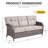 Harbor 3-Seater Outdoor Sofa - T-Shaped High Back & 5-Inch Cushions, All-Weather PE Rattan For Patio, Garden, Balcony Lounging-1308586689