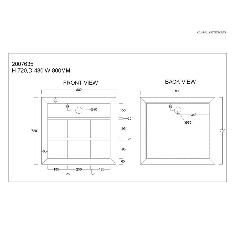 Romeo Unfinished TV Stand for TVs up to 32"