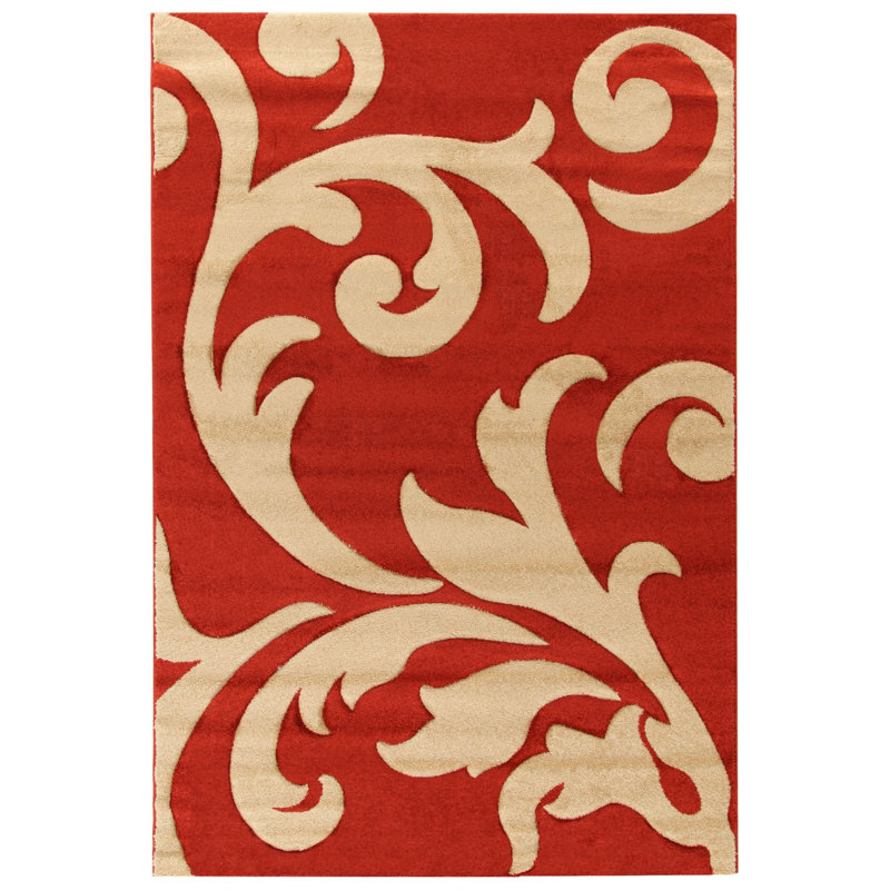 Escher Rectangle 160 cm x 230 cm Geometric Hand Hooked Area Rug