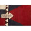 Tapis géométrique Kilim rouge 4 x 7