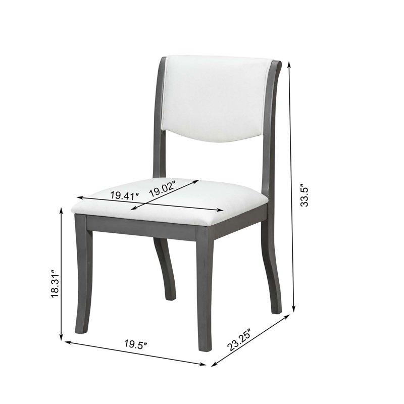 Dining Table Set for 2 Person, Gray