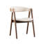 Chaise d'appoint Mid-Century moderne 2 pièces