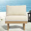 Chaises longues Lb, dossier en corde de bois d'acacia, siège d'extérieur moderne