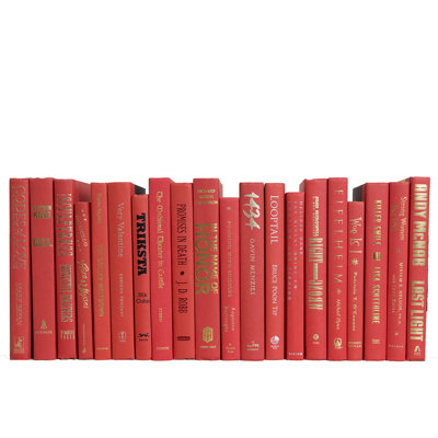 Decorative Books  Gala Books  Red Books By The Foot