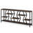70.9 Inches Sofa Console Table With 4 Tier Wood Storage Shelves, Industrial Extra Long Narrow Entryway Accent Tables For Hallway, Living Room, Foyer (Rustic Brown)