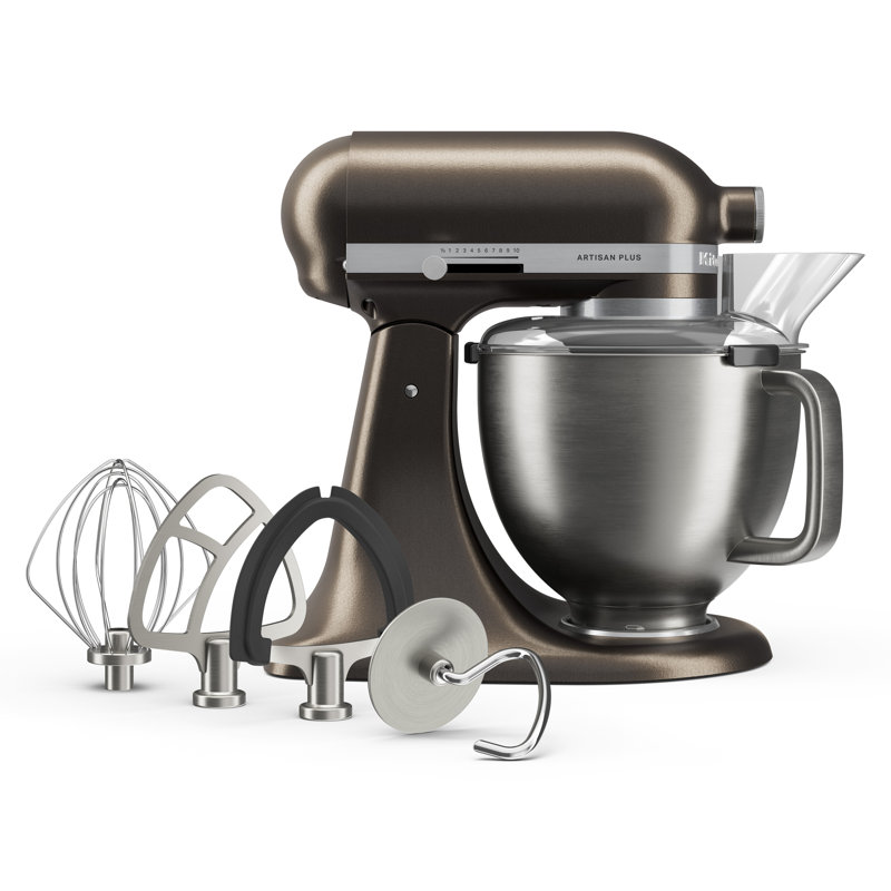 KitchenAid® Artisan Plus Mixer with Integrated Bowl Light & Precision Speed Control – Iron Ore Bronze, Iron Ore Bronze