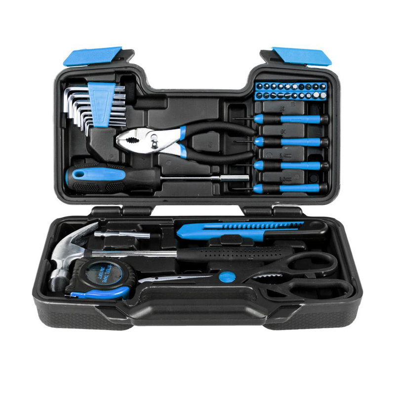 Trousse à outils 12,52 po, Bleu