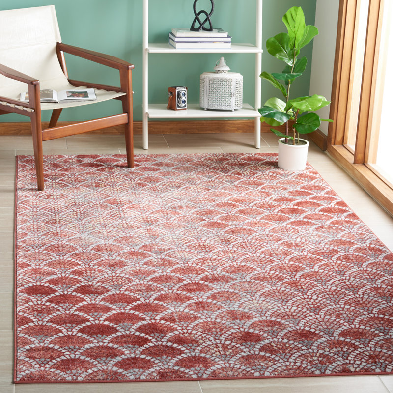 Tapis à motif géométrique Aadesh Performance, Rectangle 5 pi 5 po x 7 pi 7 po