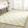 Ammundsen Geometric Ivory/Light Green Area Rug