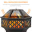 Jayce Hexagon Iron Fire Pit