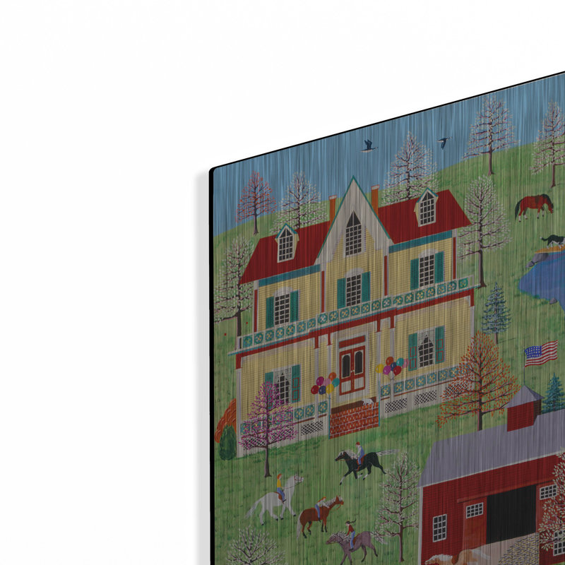 "Pony Party" par Susan Henke Fine Art, H 16 po x l 12 po