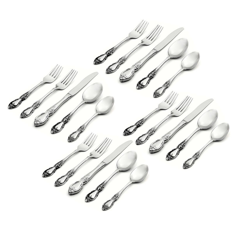 Louisiana 45 Piece Fine Flatware Set