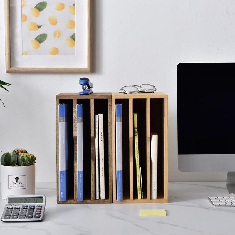 Solid Wood Desk Organiser