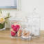 Glass 3 Piece Bathroom Storage Container
