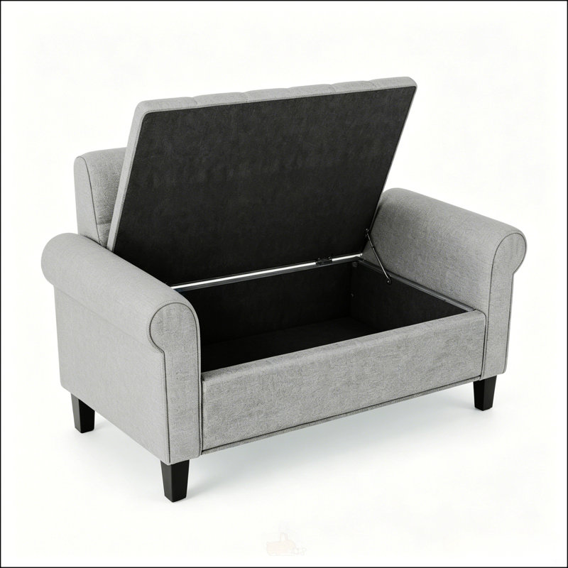 Banc d'entrée, banc de lit, banc de rangement, banc à chaussures capitonné