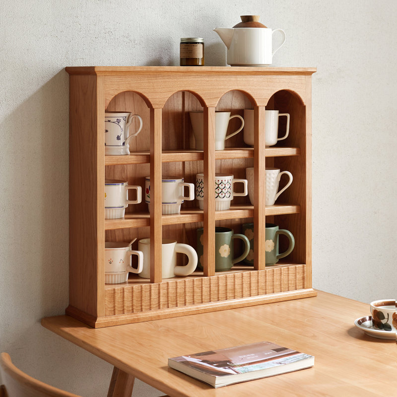 Support de rangement en bois massif de qualité supérieure pour un design européen élégant et fonctionnel
