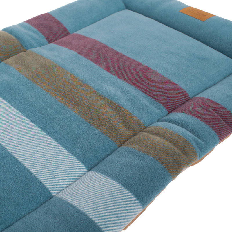 Coussin confortable Pendleton, Cabine rayée schiste, H 2 po x l 36 po x P 23 po