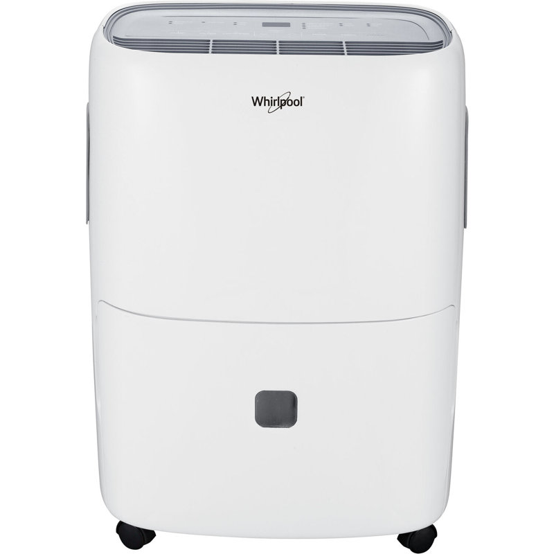 Whirlpool 30 Pint White Portable Dehumidifier with Humidistat