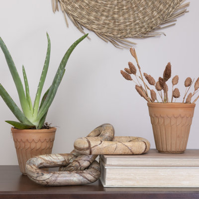 Decorative Marble Chain, Variegated Brown Tones